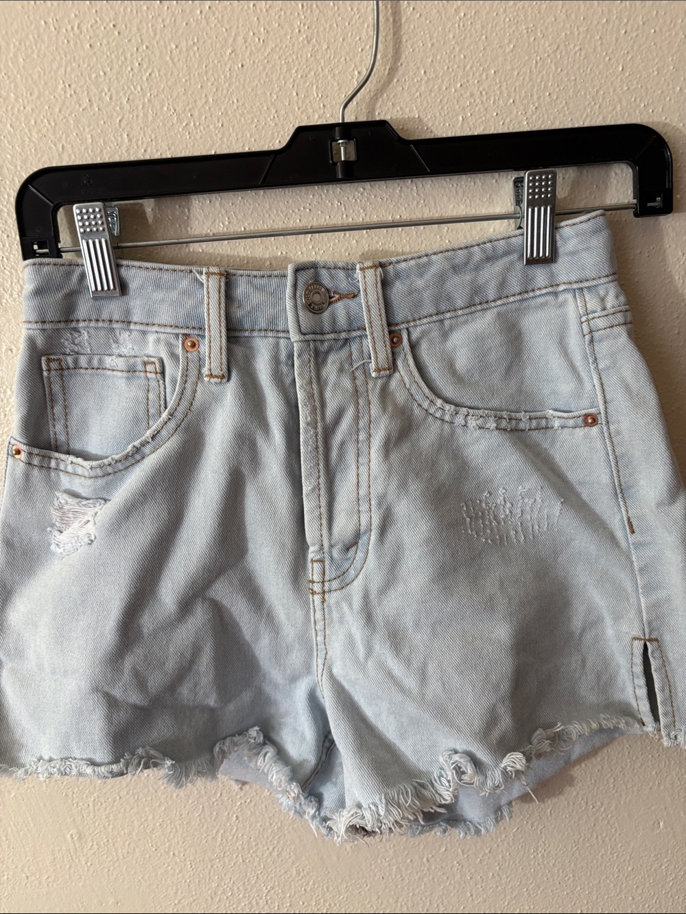 wild fable Light Wash Distressed Denim Shorts